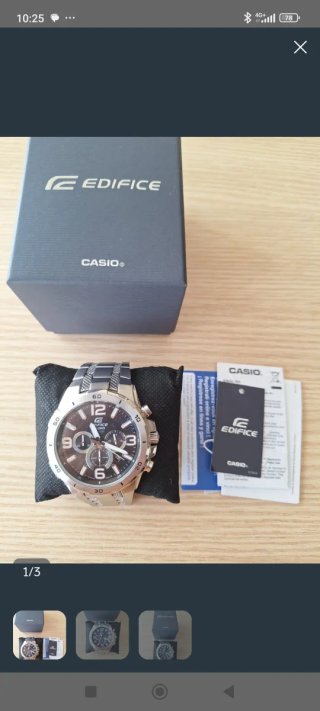 Reloj Casio Edifice Plata