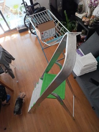 Escalera aluminio 5 peldaños