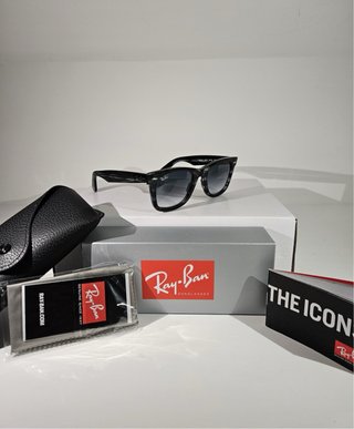 Occhiali Ray Ban Wayfarer Grigio Striato