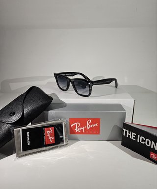 Occhiali Ray Ban Wayfarer Grigio Striato