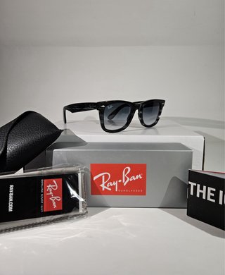 Occhiali Ray Ban Wayfarer Grigio Striato