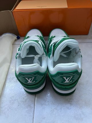 Zapatillas Louis Vuitton LV Trainer Verdes T-43