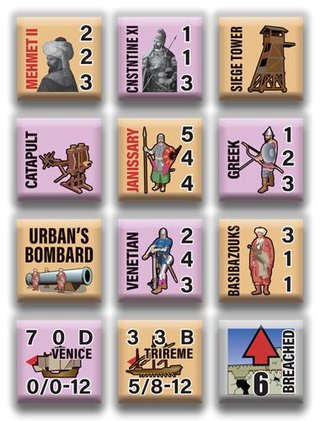 Wargame The Siege of Constantinople 1453 AD D.Ed