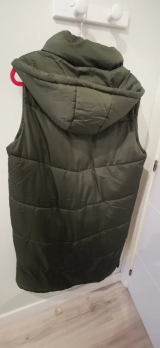 Chaleco acolchado verde oliva