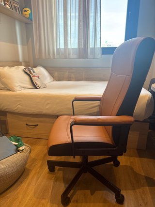 SILLA DE ESCRITORIO GIRATORIA CAFÉ