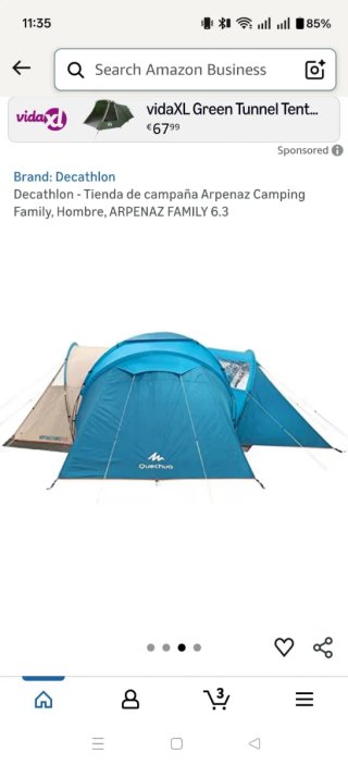 Tienda Decathlon 6 personas