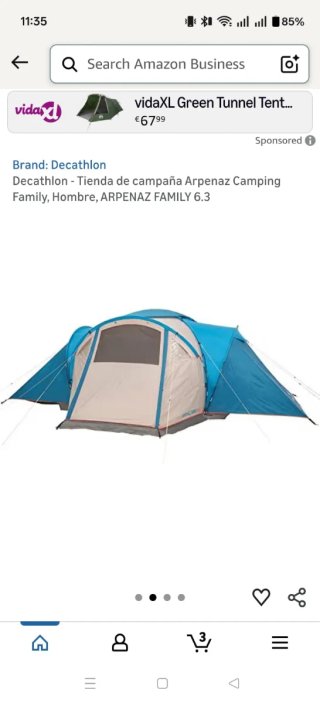 Tienda Decathlon 6 personas