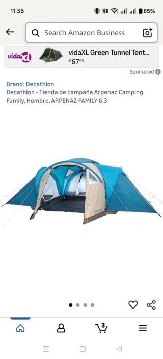 Tienda Decathlon 6 personas