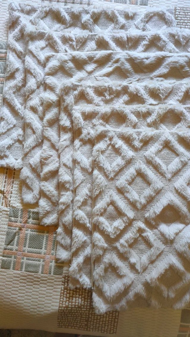 6 Fundas Cojín Boho 45x45cm Beige