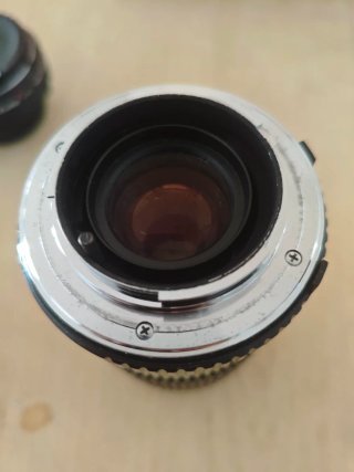 Lote objetivos Cosina 70-210mm y Convertidor Vi