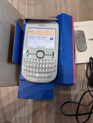 Nokia Asha 200 bianco QWERTY Dual SIM