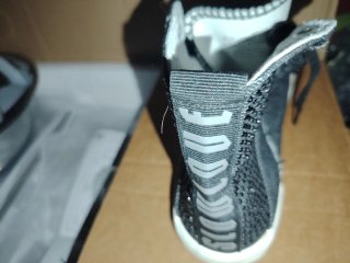 Zapatillas altas Slowlove negras con brillantitos