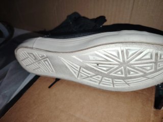 Zapatillas altas Slowlove negras con brillantitos
