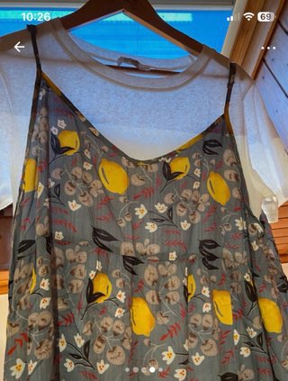 Vestido de playa estampado