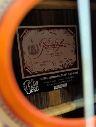 Guitarra Flamenca Prudencio Sáez Jaleo