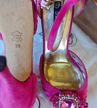 Zapatos fiesta Barachini fucsia