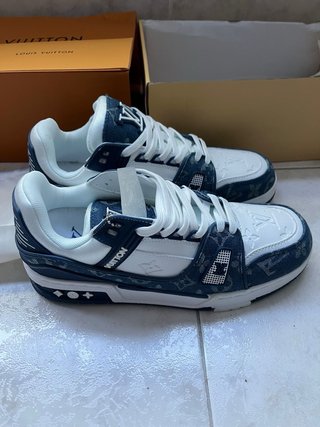 Zapatillas Louis Vuitton LV Trainer Azul Talla 41