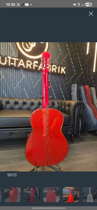 Guitarra Flamenca Martinez MR5 Roja