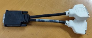 Cavo divisore Molex 1 DVI-I maschio a 2 DVI-D single
