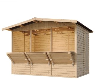 Quiosco Madera Pro XL 3,03x1,99m