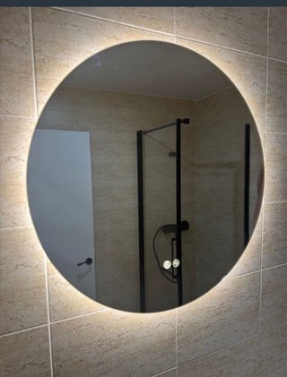 Espejo Redondo 60x60 con Luz LED