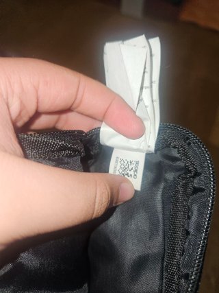 Cartera colgante Adidas negra
