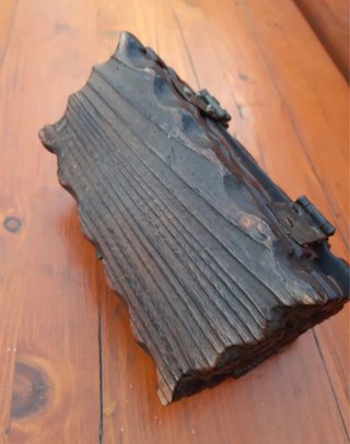 Cofre madera artesanal vintage