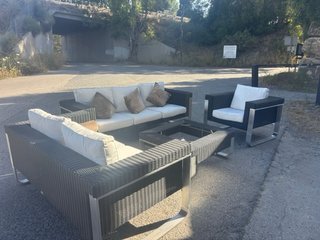Conjunto Terraza Dumas Exterior Design Negro