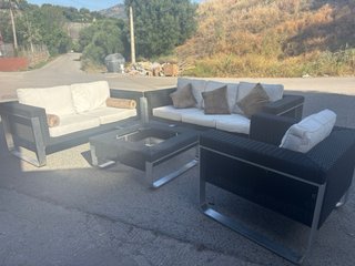 Conjunto Terraza Dumas Exterior Design Negro