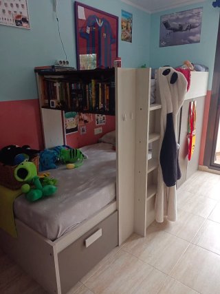 Litera tren cajones 90cm