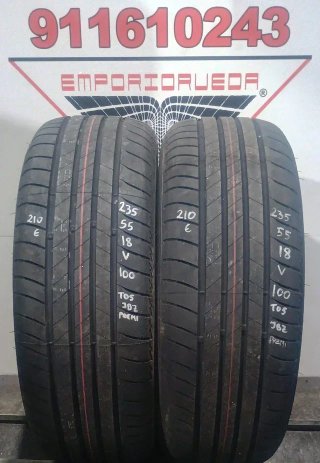 235 55 18 V BRIDGESTONE RUEDA PREMIUM MONTADA