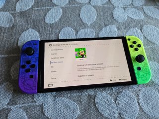 Nintendo Switch Oled edición Splatoon