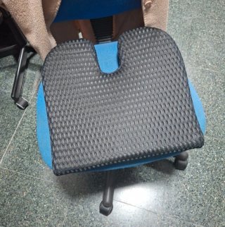 Cojín Ortopédico Viscoelástico Negro