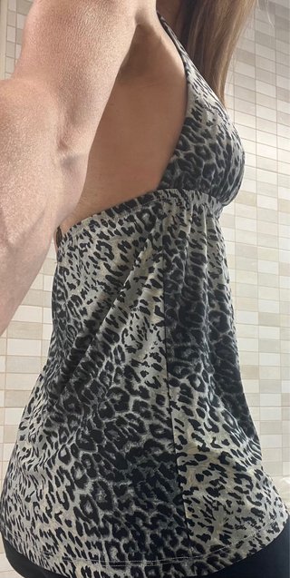 Top tirantes animal print Talla S