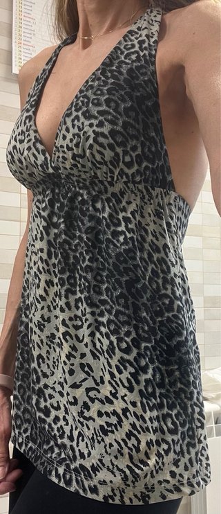 Top tirantes animal print Talla S