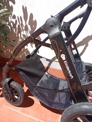 Kinderkraft Moov 3 en 1 Travel System Gris