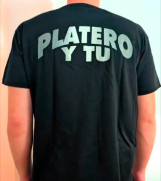 CAMISETA NEGRA - PLATERO Y TÚ - TALLA XL y más