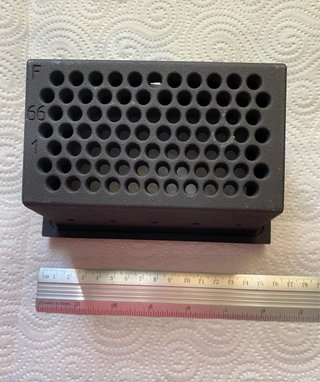 Cesta quemador pellet hierro fundido