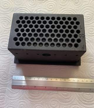 Cesta quemador pellet hierro fundido