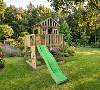 Parque infantil madera Casita L 4,3x1,95m