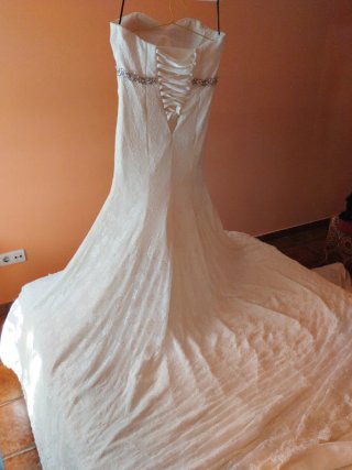 Vestido de Novia Talla 42 Encaje