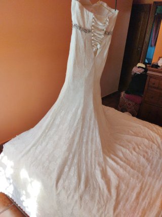 Vestido de Novia Talla 42 Encaje