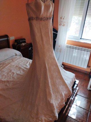 Vestido de Novia Talla 42 Encaje