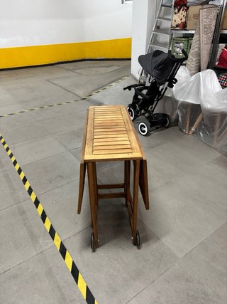 Tavolo da giardino in legno pieghevole