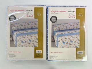 Set di lenzuola con divertente design spaziale per bambini