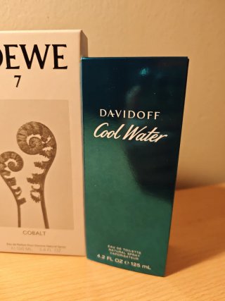 Cajas de Perfume Vacías (Bvlgari, Loewe, Davidoff)