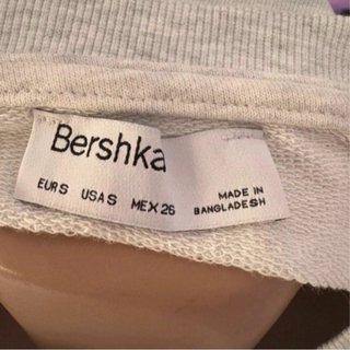 Conjunto Bershka gris y azul