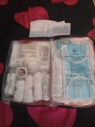 Kit de primeros auxilios para coche