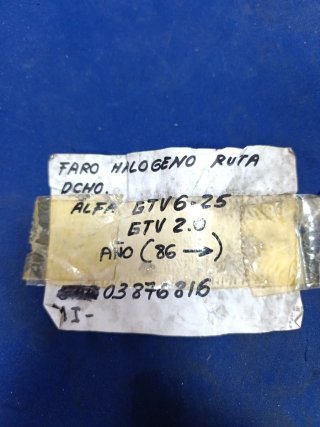 Faro Delantero Dcho Alfa Romeo GTV