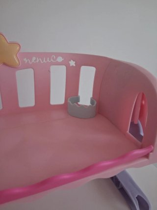 Cuna colecho Nenuco rosa con osito